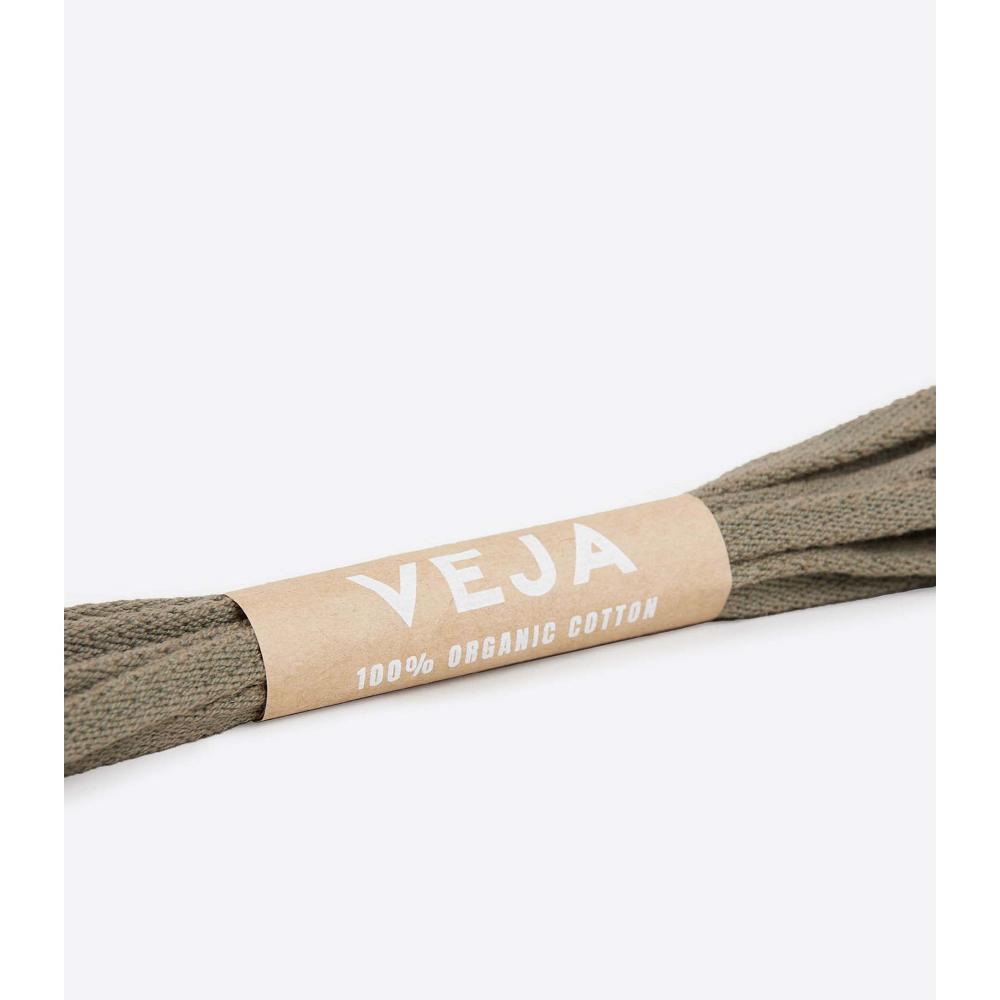 Veja LACES ORGANIC COTTON KAKI Schoenen Dames Olijfgroen | BE 474UZG